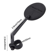 Load image into Gallery viewer, Bike Rear Mirrors Degree Rotation Bicycle Rearview Mirrors Suitable For Mountain Road Bike Safe Rear View Mirror Adjustable Rotatable HD Wide Angle Cycling Biking Clear Acrylic Convex Mirror