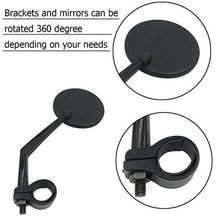 Load image into Gallery viewer, Bike Rear Mirrors Degree Rotation Bicycle Rearview Mirrors Suitable For Mountain Road Bike Safe Rear View Mirror Adjustable Rotatable HD Wide Angle Cycling Biking Clear Acrylic Convex Mirror