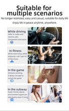 Load image into Gallery viewer, Bluetooth Headset Wireless Earpiece Bluetooth 5.0 Earphones Elegant Business Over Ear Headphones Noise Isolating Wireless Ergonomic Earbuds For Clear Calls Stereo Office Headset With Mic Black
