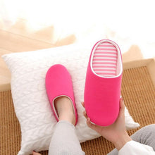 Load image into Gallery viewer, Women Winter Warm Home Slippers Couple Shoes Plush Cat Animal Slip On Soft Indoor Flats Comfort Cozy Memory Foam Scuff Slippers Slip On Warm House Shoes
