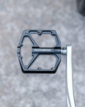 Load image into Gallery viewer, Aluminum Alloy Bicycle Pedals Road Anti-Slip Ultralight Sealed Bearing One-Piece Molding Anti-Oxidation Bike Pedals Mountain Bike Pedals Flat Pedals Nylon Fiber Bicycle Platform Pedals For Road Mountain