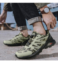 Load image into Gallery viewer, Mens Soft Breathable Outdoor Jogging Hiking Shoes Mountain Waterproof Running Shoes Sneakers Trail Running Non-Slip Hiking Breathable Walking Footwear Athletic Sneaker
