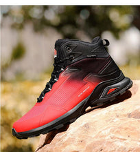 Load image into Gallery viewer, Men's Warm Boots Plush Snow Boots Outdoor Non-Slip Hiking Boots High Top Waterproof Sports Men's Winter Boots Snow Boots Warm Lined Non Slip Leather Shoes