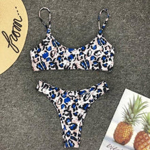 Load image into Gallery viewer, Neon Yellow Green Swimsuit Women Push Up Padded Micro Bikini Summer Beach Bathing Suit Beach Swimwear Women's Scoop Neck Cut Out Front Lace Up Back High Cut One Piece Swimsuit