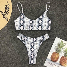 Load image into Gallery viewer, Neon Yellow Green Swimsuit Women Push Up Padded Micro Bikini Summer Beach Bathing Suit Beach Swimwear Women's Scoop Neck Cut Out Front Lace Up Back High Cut One Piece Swimsuit