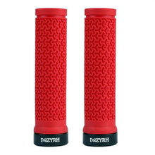 Load image into Gallery viewer, Shock Absorption Mountain Road Cycling Bike Bicycle Handlebar Cover Grips Smooth Soft Rubber Anti-slip Handle Grip Lock Bar End Premium Bike Handlebar Grips Single Lock-on Bike Grips Professional Mountain Bicycle Handlebar Locking Grips
