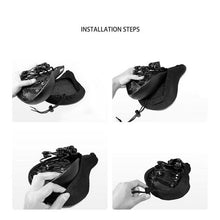 Load image into Gallery viewer, Comfortable Mountain Bike 3D Saddle Cover Thick Breathable Ultra Soft Bicycle Saddles Silicone Sponge Bike Seat Cushion Bicycle Exercise Bike Seat Pad Comfort Road Bicycle Seat Covers Spin Bike Cycling Seat Cushions Indoor Outdoor Saddle For Men