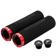 Load image into Gallery viewer, Bicycle Handlebar Cover Silicone Non Slip Bike Handle End Grips Bicycle Parts Soft Sponge Non-Slip Bicycle Handle With End Holding Shock Resistance Absorbent Comfortable Bike Accessories