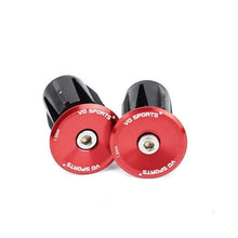 Load image into Gallery viewer, Mini Lightweight Lock Mountain Bicycle Grip Handlebar End Cap Handle Bar Grips End Plugs Mountain Bike Road Bicycle One Pair Bike Handlebar End Plugs Aluminum Alloy Expansion Handlebar Grips Cap