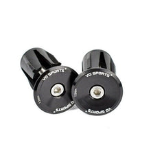 Load image into Gallery viewer, Mini Lightweight Lock Mountain Bicycle Grip Handlebar End Cap Handle Bar Grips End Plugs Mountain Bike Road Bicycle One Pair Bike Handlebar End Plugs Aluminum Alloy Expansion Handlebar Grips Cap