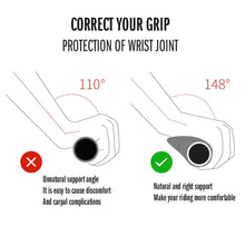 Load image into Gallery viewer, Waterproof Road Bike Horn Handlebar Cover Anti-Slip Handle Bar Grip Bicycle Accessories Mountain Bike Silicone Handlebar Grips Ergonomic Desgin With Bilaterally Locking Ring Non-Slip For Standard Bike