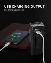 Load image into Gallery viewer, 10000mAh Bicycle Front Light Bicycle 8 LED Front Bike Light Headlight Bike Accessories USB Rechargeable Bicycle Headlight With IP65 Waterproof Lighting Modes Bicycle Light Fits For Bike All Road Bicycle