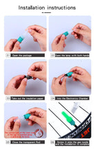 Load image into Gallery viewer, 1PCS New Bike Spoke Light Mini Plastic LED Bicycle Wheel Spoke Light Flash Modes Waterproof LED Bicycle Spoke Light Changes Patterns Fashion Bicycle Rim Lights For Bike