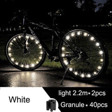 Load image into Gallery viewer, Waterproof LED Bike Wheel Light Bicycle Spoke Light Bicycle Tire Light Strips Cycling Safety Warning Lamp Bike Wheel Lights Safety Warning Tire Strip Light For Night Riding Glow Light Fun Safety Light Bike Accessories For Kids