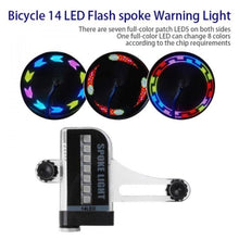 Load image into Gallery viewer, 1PC Bike Spoke Light Mini LED Bicycle Wheel Decorative Tire Valve Caps Lamp Cycling Warning Lights LED Bicycle Wheel Lights Neon Flashing Lamp Glow In The Dark Cool Safe Accessories