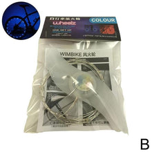 Load image into Gallery viewer, 20 LED Bike Cycling Rim Lights Wheel Spoke Light String Strip Lamps Waterproof Bicycle Light Decoration Accessories Waterproof LED Bike Spoke Lights For Adult Bike Beautiful Night Bike Decoration