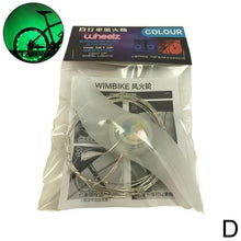 Load image into Gallery viewer, 20 LED Bike Cycling Rim Lights Wheel Spoke Light String Strip Lamps Waterproof Bicycle Light Decoration Accessories Waterproof LED Bike Spoke Lights For Adult Bike Beautiful Night Bike Decoration