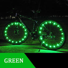 Load image into Gallery viewer, Fashion Durable Bicycle Spoke Light Bike Tire Wind Wheel Lights Flash Spoke Ribbon Light Lamp Outdoor Night Cycling Lights Bike Wheel Spoke Light Waterproof Bright Bicycle Light Strip