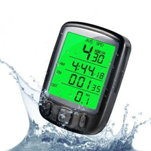 Load image into Gallery viewer, LCD Digital Bicycle Computer Waterproof Cycle Bike Stopwatch Wire Odometer Speedometer Automatic Wake-Up Cycling Computer LCD Backlight Displays Cycling Accessories Accurate Speed Tracking