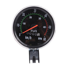 Load image into Gallery viewer, Retro Mountain Road Bike Computer Vintage Bike Speedometer Analog Classical Mechanical Odometer Durable Quality Aluminum Alloy Accurate Mechanical Odometer Speedometer For Bicycle