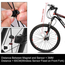 Load image into Gallery viewer, Bicycle Computer Road Bike Table Light Wired Wireless Waterproof Luminous Speedometer Waterproof Cycling Odometer Smart Sensor Auto Wake-Up Multi-Function Bicycle Speed Tracker With LCD Backlight Display