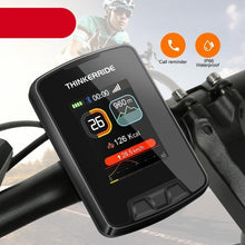 Load image into Gallery viewer, GPS Wireless Bike Computer Waterproof Bicycle Odometer Large Color LCD Screen Maps Navigation Cycling Speedometer Wired Bicycle Speedometer Waterproof Cycle Computer With Backlight LCD Display Automatic Sleep