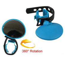 Load image into Gallery viewer, New Universal Bicycle Mirror Handlebar Rearview Mirror Rotate Wide-Angle Road Bike Cycling Accessories Rotatable Rear View Mirrors Handlebar Mounted Glass Mirror Universal Rearview Mirror For Mountain Bike And Road Bike