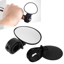 Load image into Gallery viewer, New Universal Bicycle Mirror Handlebar Rearview Mirror Rotate Wide-Angle Road Bike Cycling Accessories Rotatable Rear View Mirrors Handlebar Mounted Glass Mirror Universal Rearview Mirror For Mountain Bike And Road Bike