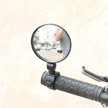 Load image into Gallery viewer, Universal Bike Bicycle Cycling Mirror Handlebar Wide Angle Rear View Rearview Bike Accessories Bike Helmet Mirror Bike mirror, 2pcs bike rear view mirrors With Wide Angle Convex Mirror Adjustable Rotatable Handlebar For Mountain Bike Off-Road Bike
