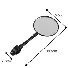 Load image into Gallery viewer, Mini 360 Degrees Adjustable Bike Rearview Mirror Bike Bicycle Handlebar Flexible Safe Rearview Rear View Mirror Rotate Cycling Bike Mirror 360° Adjustable Rotatable Bicycle Mirror Bicycle Mirrors For Handlebars Bike Mirror Handlebar Mount