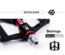 Load image into Gallery viewer, 3 Bearings Bicycle Pedals Ultralight Anti-Slip Road Pedal Cycling Sealed Bearing Bike Pedals Accessories Bearings Pedals For Bicycle Lightweight Bicycle Pedals Of Road Bikes