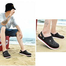 Load image into Gallery viewer, Classic Men Clogs Slippers Soft Bottom Beach Fashion Clogs Men Sandals Comfortable Breathable Ankle-Wrap Anti-Slip Casual Water Shoe Beach Shower Sandals Summer Slippers