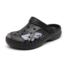 Load image into Gallery viewer, Camouflage Couple Style Men's Summer Hole Shoes Rubber Clogs Garden Shoes Flat Man Non-Slip Outdoor Indoor Slippers Lightweight Hiking Summer Walking Water Beach Shoes