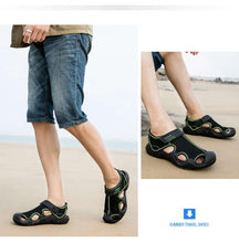 Load image into Gallery viewer, Men Flip Flops Sandals Summer Slippers Summer Beach Slippers Sandals Breathable Slip On Shoes Outdoor Home Slip On Walking Casual Fashion Clogs For Mens