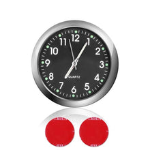 Load image into Gallery viewer, Car Clock Ornament Auto Watch Decoration Automobiles Car Dashboard Clock Cars Air Vent Clip Quartz Clocks Mini Luminous Quartz Analog Watch Universal Pocket Stick-On Clock Perfect Interior Dashboard Time Display Digital Pointer Clock In Car Accessories
