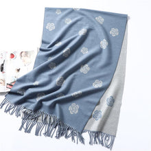 Load image into Gallery viewer, New Fashion Winter Soft Thick Warm Colorful Cashmere Scarf Elegant Escharpe Shawls Scarf Shawls Wraps Lightweight Lady Solid Scarves Fashion Tassels Blanket For Women