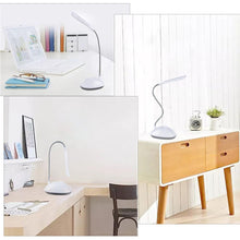 Load image into Gallery viewer, Mini Portable LED Table Light Foldable Student Book Reading Study Desk Lamp Eye Protection Battery Bedroom Office Bright Light Decorative Table Lamp Cute Study Lamps for Bedroom Décor