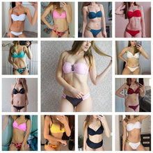 Load image into Gallery viewer, Bikini Push Up Swimwear Bikini Set Pink Swimwear Women Micro Swimsuit Female Bandage Bikini Beach Wear Swimming Two-Piece Swimsuit Summer Swimsuit for Women