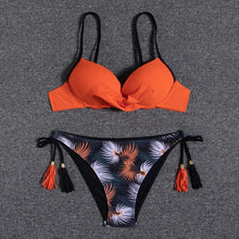 Load image into Gallery viewer, Bikini Push Up Swimwear Bikini Set Pink Swimwear Women Micro Swimsuit Female Bandage Bikini Beach Wear Swimming Two-Piece Swimsuit Summer Swimsuit for Women