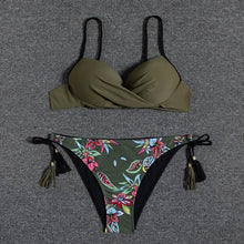 Load image into Gallery viewer, Bikini Push Up Swimwear Bikini Set Pink Swimwear Women Micro Swimsuit Female Bandage Bikini Beach Wear Swimming Two-Piece Swimsuit Summer Swimsuit for Women