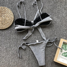 Load image into Gallery viewer, Summer Cute Vintage Women's Swimsuit Bikini Split Swimwear Women's Swimwear Women's 2-piece Beachwear Loose Bikini Fashion Retro Bikini Fashion Beachwear Summer Spa Beach Surf Sport