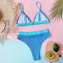 Load image into Gallery viewer, Summer Cute Vintage Women's Swimsuit Bikini Split Swimwear Women's Swimwear Women's 2-piece Beachwear Loose Bikini Fashion Retro Bikini Fashion Beachwear Summer Spa Beach Surf Sport