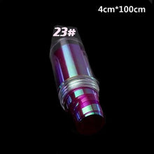 Load image into Gallery viewer, Aurora Nails Glass Foil Film Sticker Cellophane Paper Korean Nail Trend Design Ice Cube Manicure Accessories Heart Nail Art Stickers Glitter Decals Decoration Stickers Glitter Decals Love Nail Sequins Laser Heart Nail Supplies Sparkle Nail