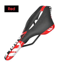 Load image into Gallery viewer, Ultra Light Comfortable Bicycle Saddle Mountain Road Bike Seat Soft Leather Hollow Breathable Cushion Seat Ergonomics Design Breathable Suspension Gel Bike Saddle Cushion For Mountain Bike Road Bike