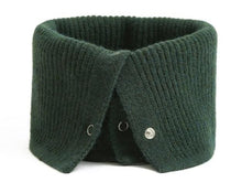 Load image into Gallery viewer, Women Ring Scarf Warm Collar Solid Winter Button Neck Scarves Unisex Magic Infinite Snood Face Cover Female Knitted Bandana Women Winter Neck Warmer Gaiter Double-Layer Soft Fleece Lined Thick Knit Circle Scarf Windproof