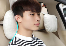 Load image into Gallery viewer, Luxury Car Neck Pillow Car Travel Neck Rest Pillows Seat Cushion Support Car Headrest Neck Support Seat Design Class Soft Universal Adjustable Car Neck Pillow Waist Pillow Universal Driving Seat Car Pillow Sleeping Neck Headrest