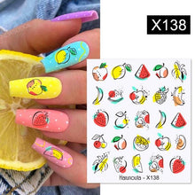 Load image into Gallery viewer, Spring Simple Green Theme Water Decal Sticker Flower Leaf Tree Summer Slider For Manicuring Nail Art Watermarks Art Decoration Manicure Tools Nail Watermark Decals iridescent Decoration Nail Self-Adhesive Decals Nail Stickers Water Transfer Fresh Nail