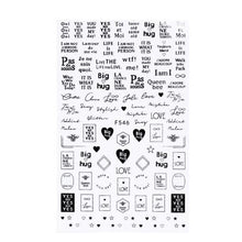 Load image into Gallery viewer, Black White 3D Nail Stickers Metal Gold Silver Geometric Tassel Strip Line Adhesive Transfer Decals Nail Art Design Gold Silver Metal Nail Sticker Metallic Curve Strip Line Nail Decal Self-Adhesive 3D Wave Design Nail Tips Decorations Manicure for Women