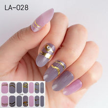 Load image into Gallery viewer, Toe Nail Sticker Wraps Adhesive Decals Toenail Polish Strips DIY Pedicure Foot Decals Manicure Strips Decals Full Wraps Women Glitter Toenail Nail Polish Strips Decals Full Wraps Self Adhesive Toe Nail Tip Full Toe Nail Wraps Feet Decorations