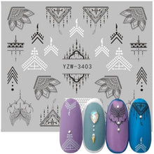 Load image into Gallery viewer, Avocado Fruit Transfer Nail Stickers Charms Winter Water Sticker For Nails Sliders Character Image Tattoo Decal Decoration Cute Summer Nail Art Stickers Summer Fruit Stickers on Nails Unicorn Banana Cherry Avocado Dog Strawberry Nail Art Decals